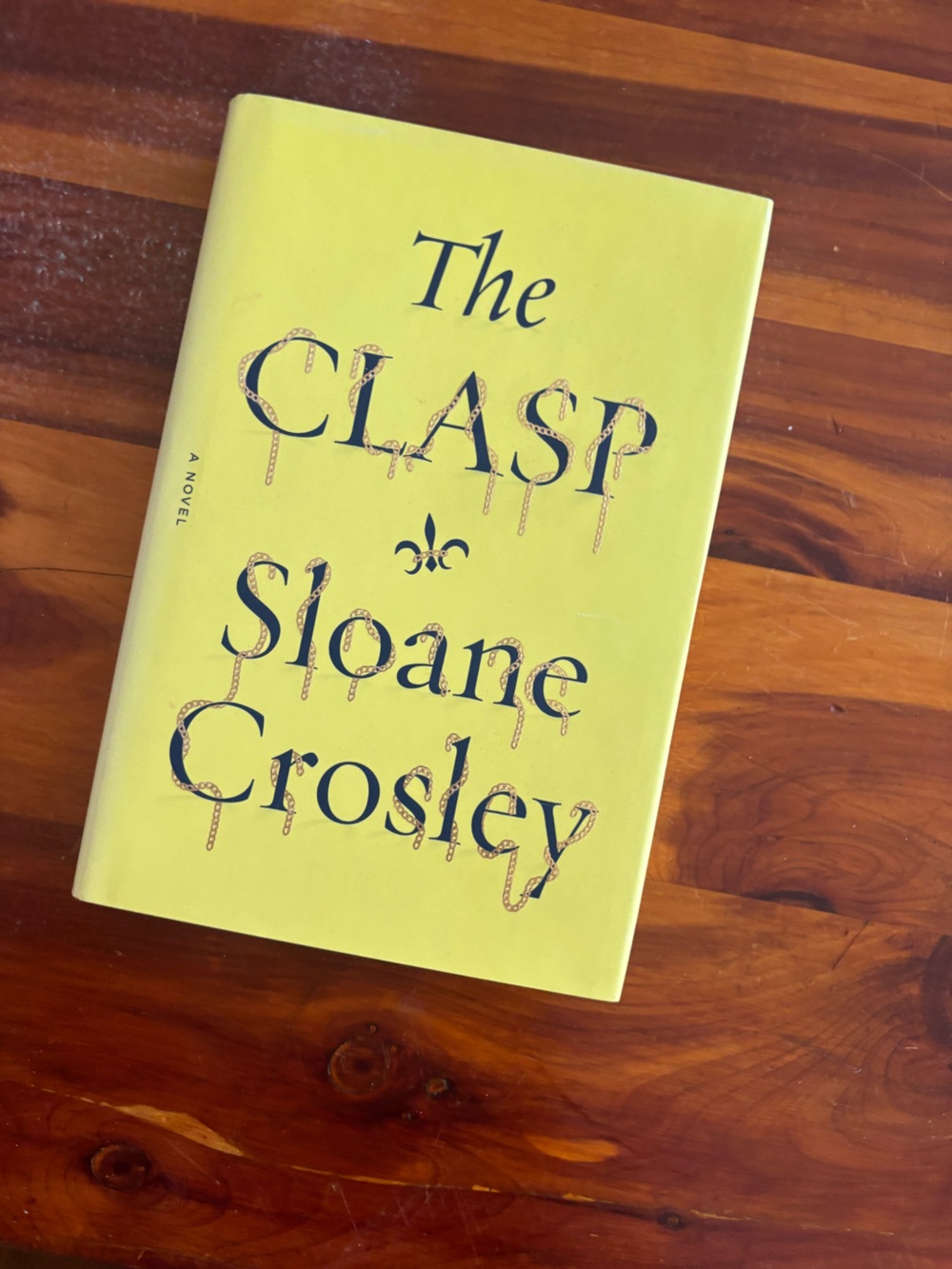 The Clasp by Sloane Crosley - Yellow Hardcover Novel